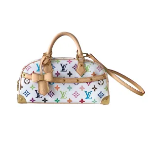 Louis Vuitton x Murakami Takashi Handbag East West Multicolor White Gold Hardware