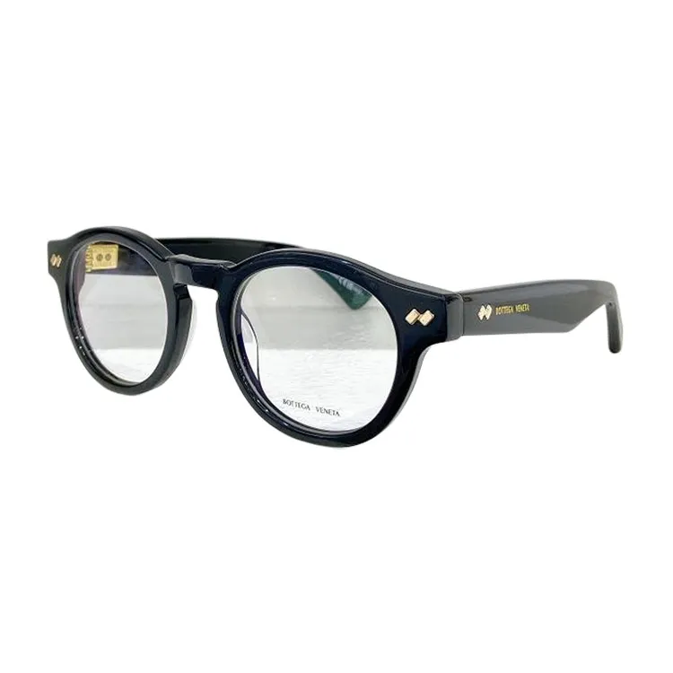 Bottega Veneta Boston frame glasses transparent brown/brown/leopard brown/brown black/transparent black/blue black/grey black/grey blue/red color Size 49口22-145