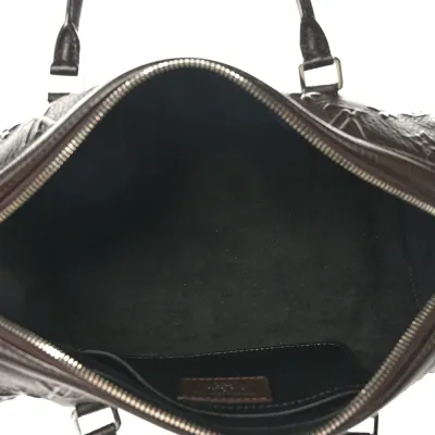 Louis Vuitton Neo Papillon PM Marron Monogram Canvas Revelation Silver Hardware