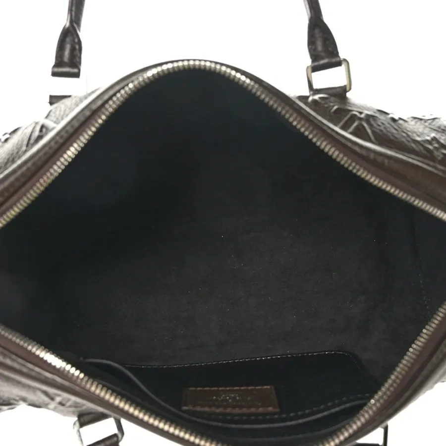 Louis Vuitton Neo Papillon PM Marron Monogram Canvas Revelation Silver Hardware