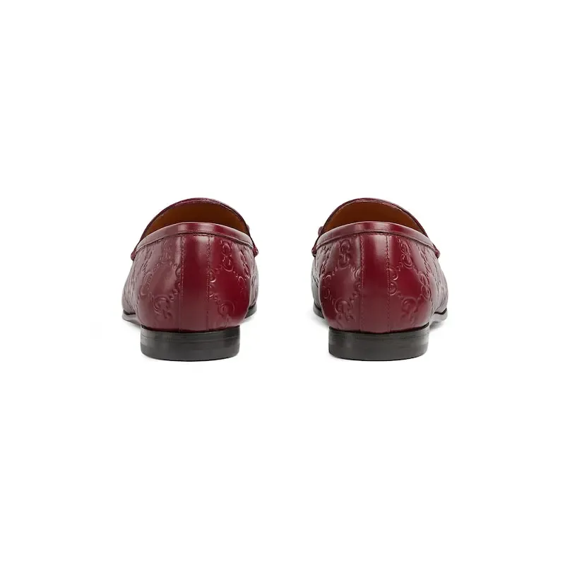 Gucci red loafers