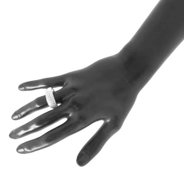 Van Cleef & Arpels Evolution Pave Diamond Ring Size Approximately No. 16 - Image 4