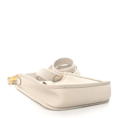 Hermès Amazone Evelyne TPM Béton Taurillon Clemence Leather Palladium Hardware