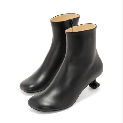 LOEWE Black leather Toy ankle boots