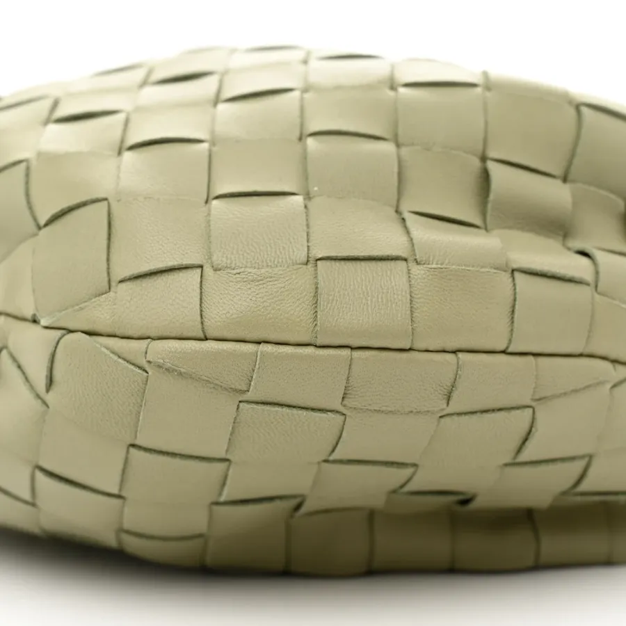 Bottega Veneta Mini Intrecciato Jodie Travertine Nappa Leather