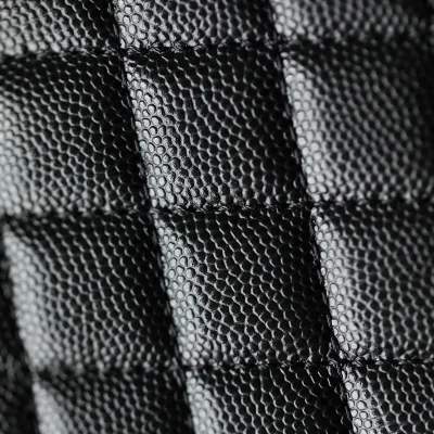 Chanel Lleboy Black Quilted Shiny Calfskin Leather / Quilted Caviar Leather Shoulder Bags Crossbody Bags