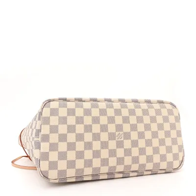 Louis Vuitton Neo Neverfull MM Damier Azur Canvas Beige Interior