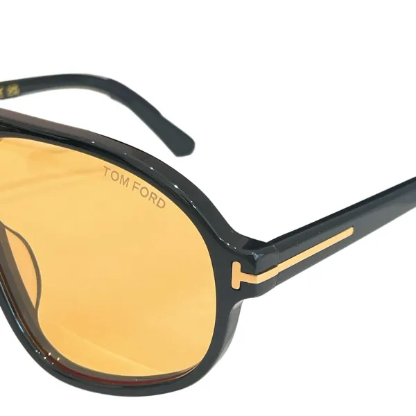 Tom Ford glasses orange black/black/eggplant/leopard brown/green leopard/apricot color Size 58口16-145 - Image 2