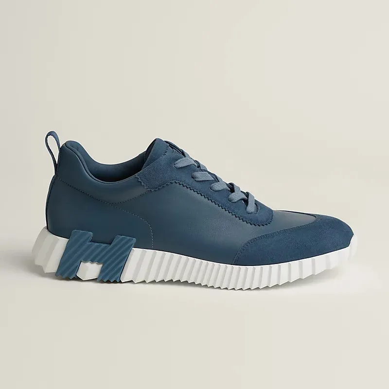 HERMES Blue Sneakers Bouncing Sports Shoes