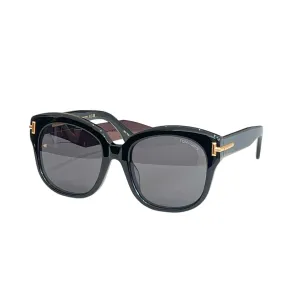 Tom Ford Butterfly glasses black gold/eggplant/apricot/black white/brown leopard/leopard apricot color Size 55口20-140