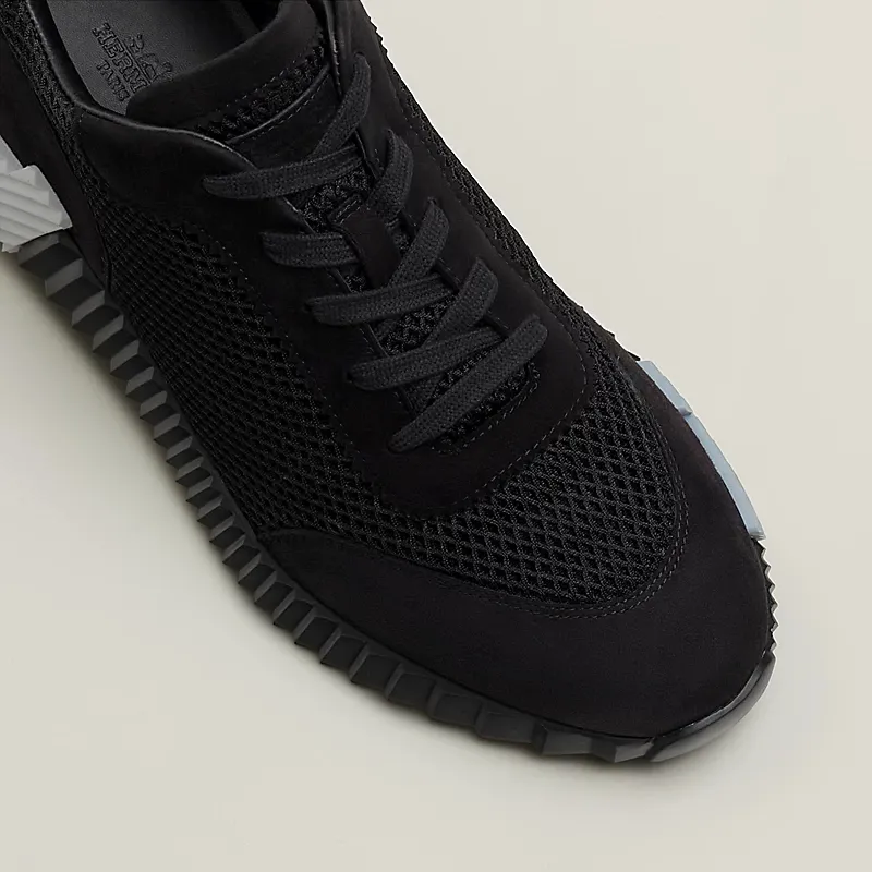 HERMES black Sneakers Bouncing Sports Shoes