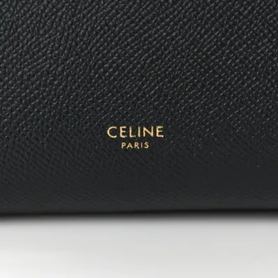 Celine Pico Belt Bag Black Grained Calfskin Leather Gold Hardware