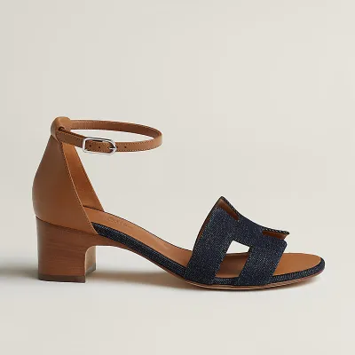 HERMES Encens Blue High Heels Sandal