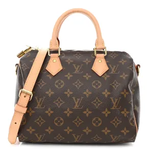 Louis Vuitton Speedy Bandouliere 25 Monogram Canvas Gold Hardware