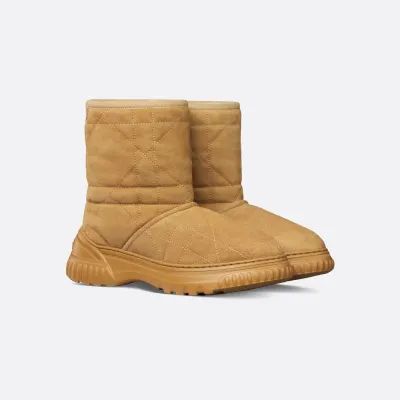 Dior ankle brown add pile boots