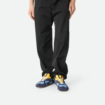 Bottega Veneta Orbit Flash Sneakers In Blue/Ice/Yellow Suede And Nylon Lace-Up Sneaker With Leather Trims