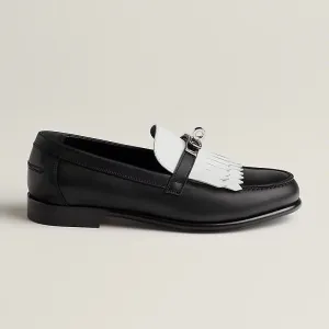 HERMES Destin Black Loafers