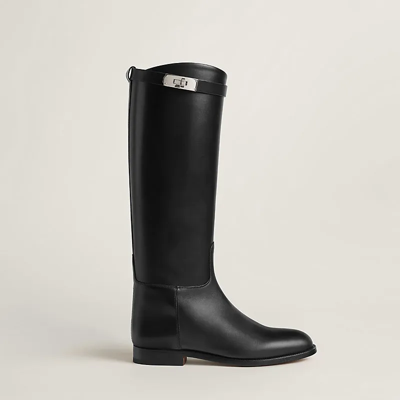 HERMES Jumping  Black boots