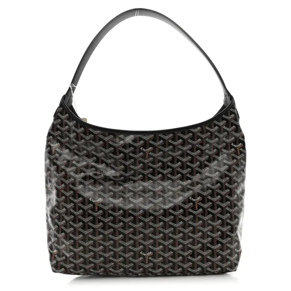 Goyard Boheme Hobo PM Black Goyardine Canvas