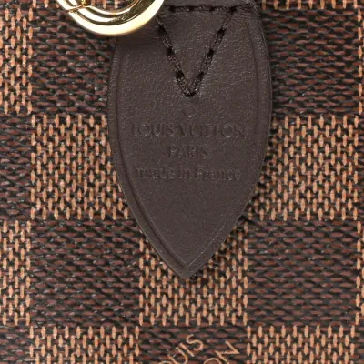 Louis Vuitton Speedy Bandouliere 20 Damier Ebene Canvas Brass Hardware