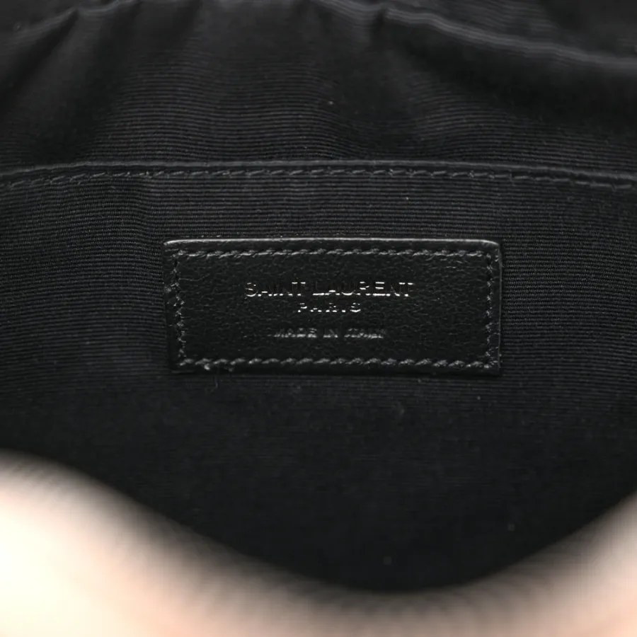 Saint Laurent Medium Lou Camera Bag Dark Beige Monogram Calfskin Matelasse Leather Ruthenium Hardware