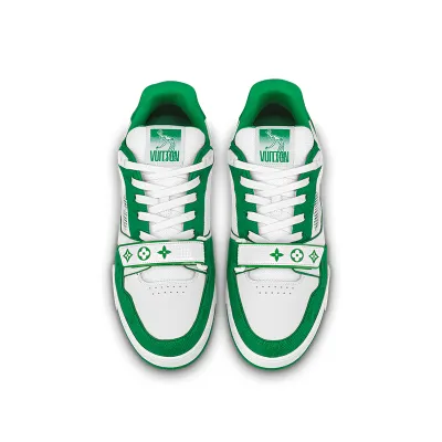 Louis Vuitton White with Green sneakers