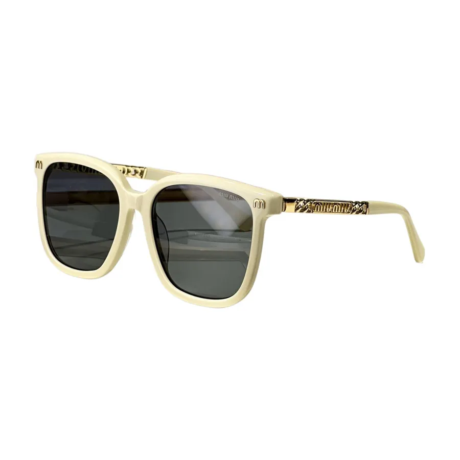Miu Miu square frame glasses black/black gold/black silver/pink/ivory/leopard color Size 65-15-145
