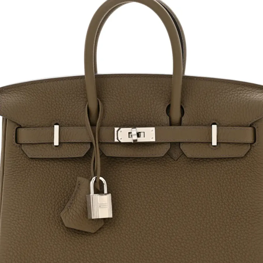 Hermès Birkin 25 Toundra Togo Leather Palladium Hardware