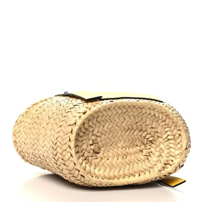 Lushentic Loewe Basket Tote Bag | Luxe Raffia   Leather