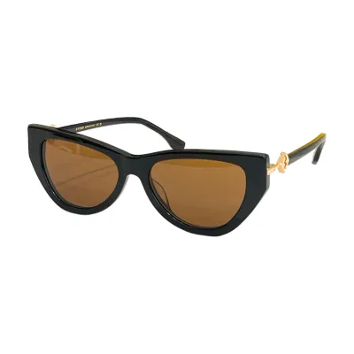Fendi Cat Eye glasses black gold/black/red/ivory/leopard/brown white/brown leopard/black brown/brown red color Size 54口17-140