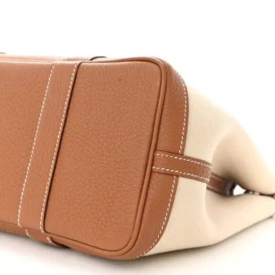 Hermès Garden Party 30 TPM Tote Brown Toile & Negonda Leather