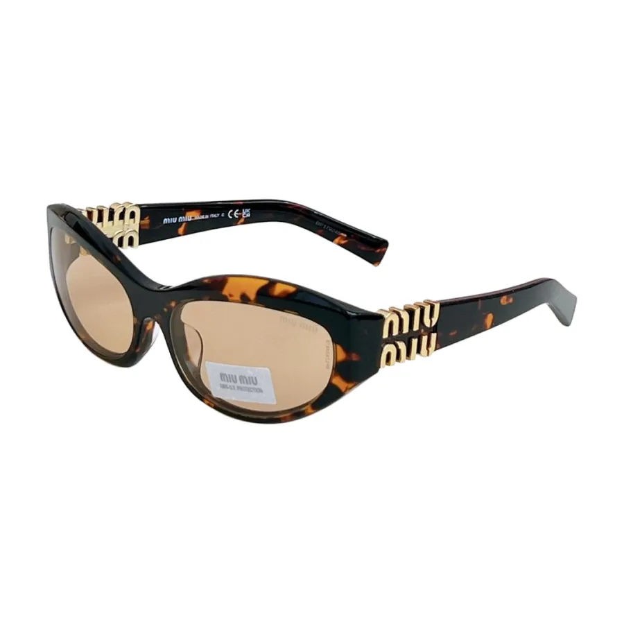 Miu Miu glasses black gold/leopard/apricot/purple color Size 59口17-130