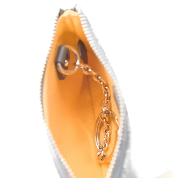 Goyard Small Pouch Grey Printed Goyardine Canvas Silver Hardware - Image 3