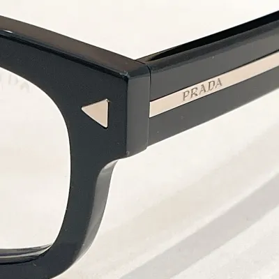 Prada Wrap glasses black silver/black gold/leopard gold/grey gold color Size 59口16-147