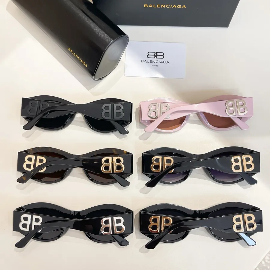 Balenciaga glasses pink/black/leopard/black gold/black silver/eggplant color Size 54口21-145