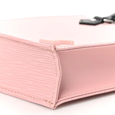 Louis Vuitton Petit Sac Plat PM Rose Ballerine Epi Leather Silver Hardware