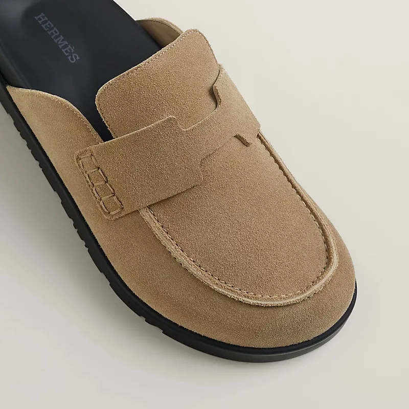 HERMES Go Mule Beige color Slippers