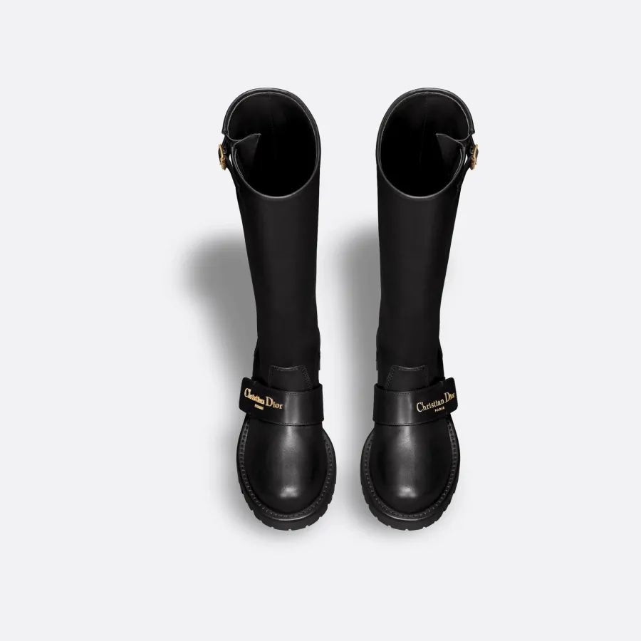 Dior black long boots