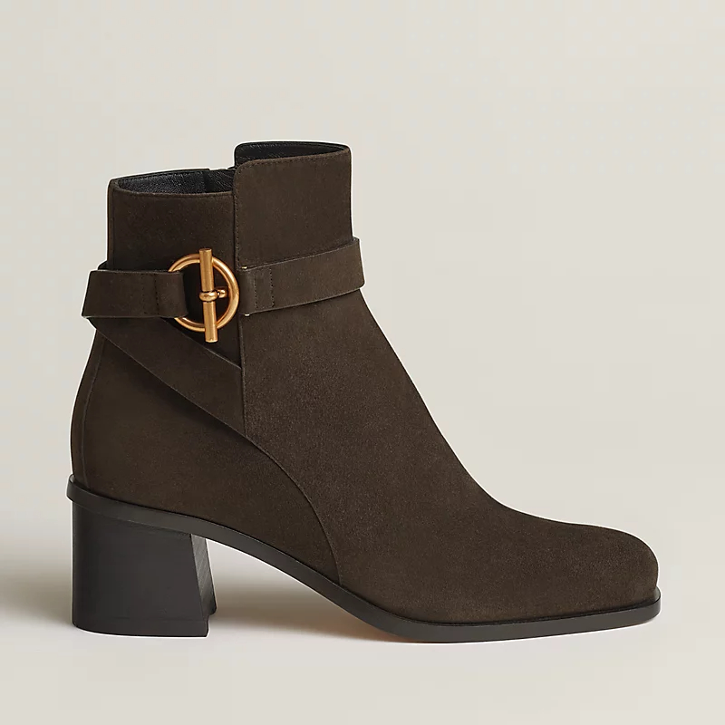 HERMES Jill botas de cano curto