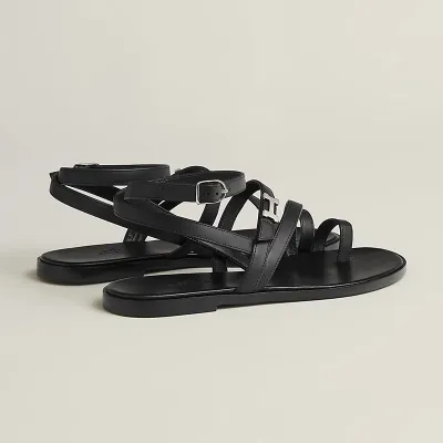 HERMES Harmonie black Sandal