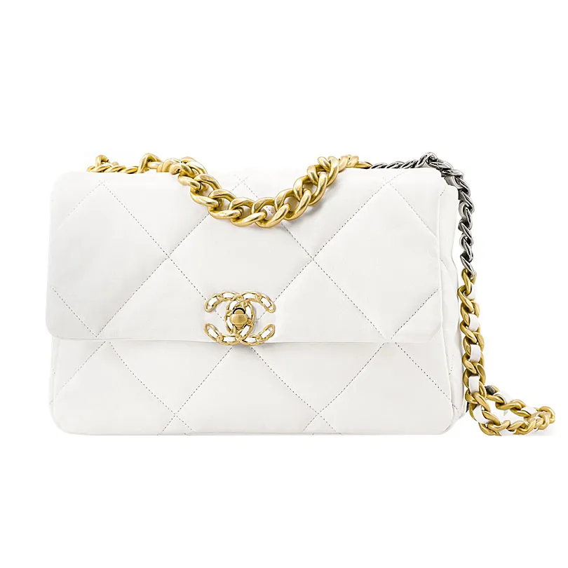 Chanel 19 Bag Green / Wine Red / Black / White Gold / White Silver / Light Orange / Chocolate Brown 30CM Crossbody Bags