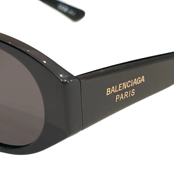 Balenciaga Oval glasses black/leopard/burgundy color Size 55口20-145 - Image 3