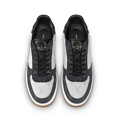 Louis Vuitton White with Black Brown pink Sneakers