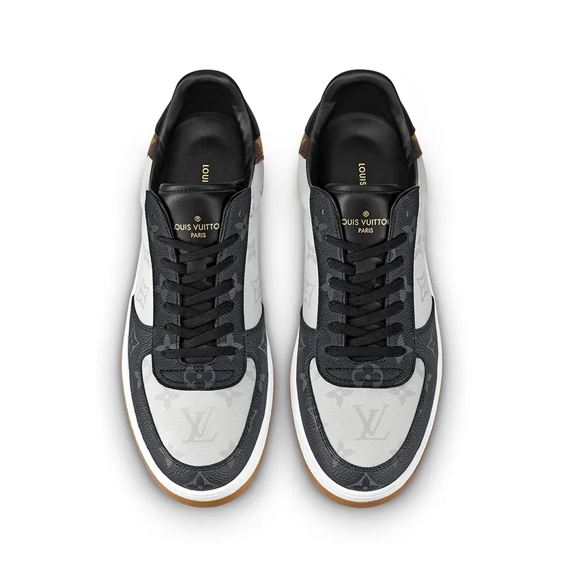 Louis Vuitton White with Black Brown pink Sneakers