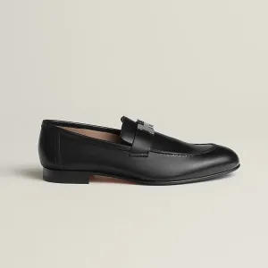 HERMES Paris Black Loafers