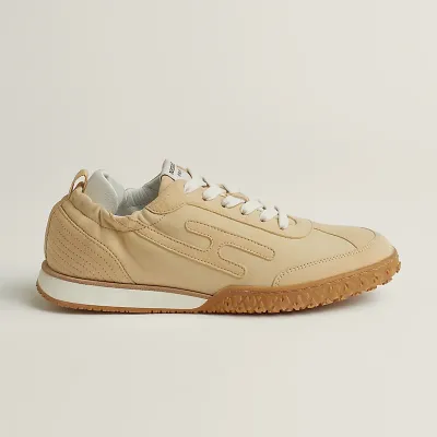 HERMES Jet Sneakers Yellow Sports Shoes