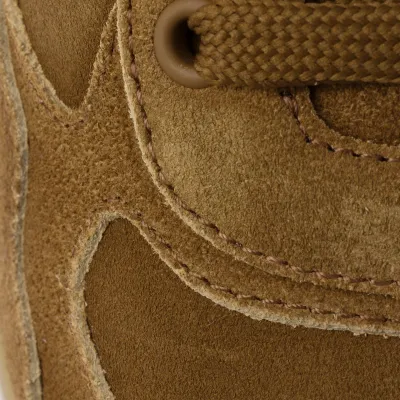 PRADA Faded suede leather sneakers