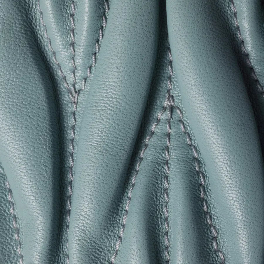 Miu Miu Arcadie matelassé Quilted Lambskin Leather Blue Top-Handle Bags