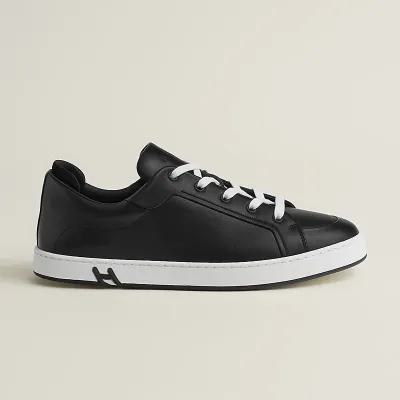 HERMES Kid Sneakers Black Sports Shoes