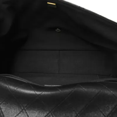 Chanel Travel Flap XXL | Black Quilted Caviar